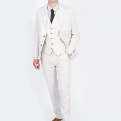 ALEX | Formal Suit Trousers | Ecru -Togs Soldes alex formal suit trousers ecru i 270 836990