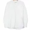 ANTE | Collarless Shirt | White
