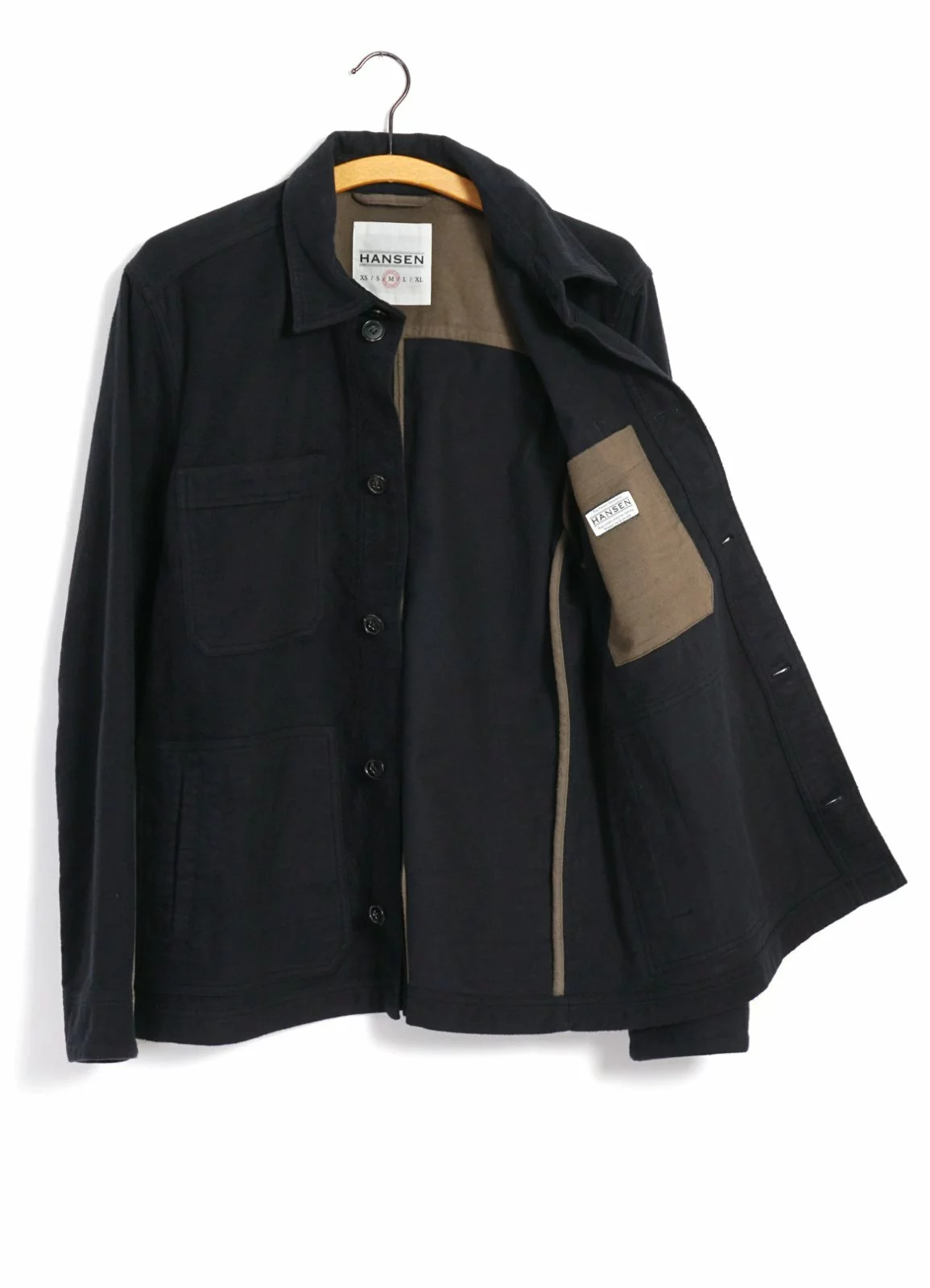 BERTRAM | Refined Work Jacket | Dark Bluegrey 5 BERTRAM | Refined Work Jacket | Dark Bluegrey - Image 5