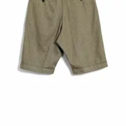 BIRK | Single Pleated Shorts | Safari -Togs Soldes birk single pleated shorts safari hansen garments 657470