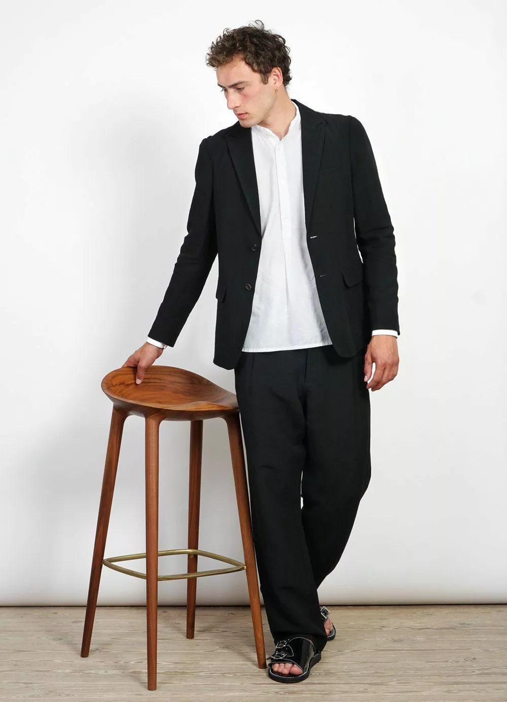 CHRISTOFFER | Two Button Blazer | Black 5 CHRISTOFFER | Two Button Blazer | Black - Image 5
