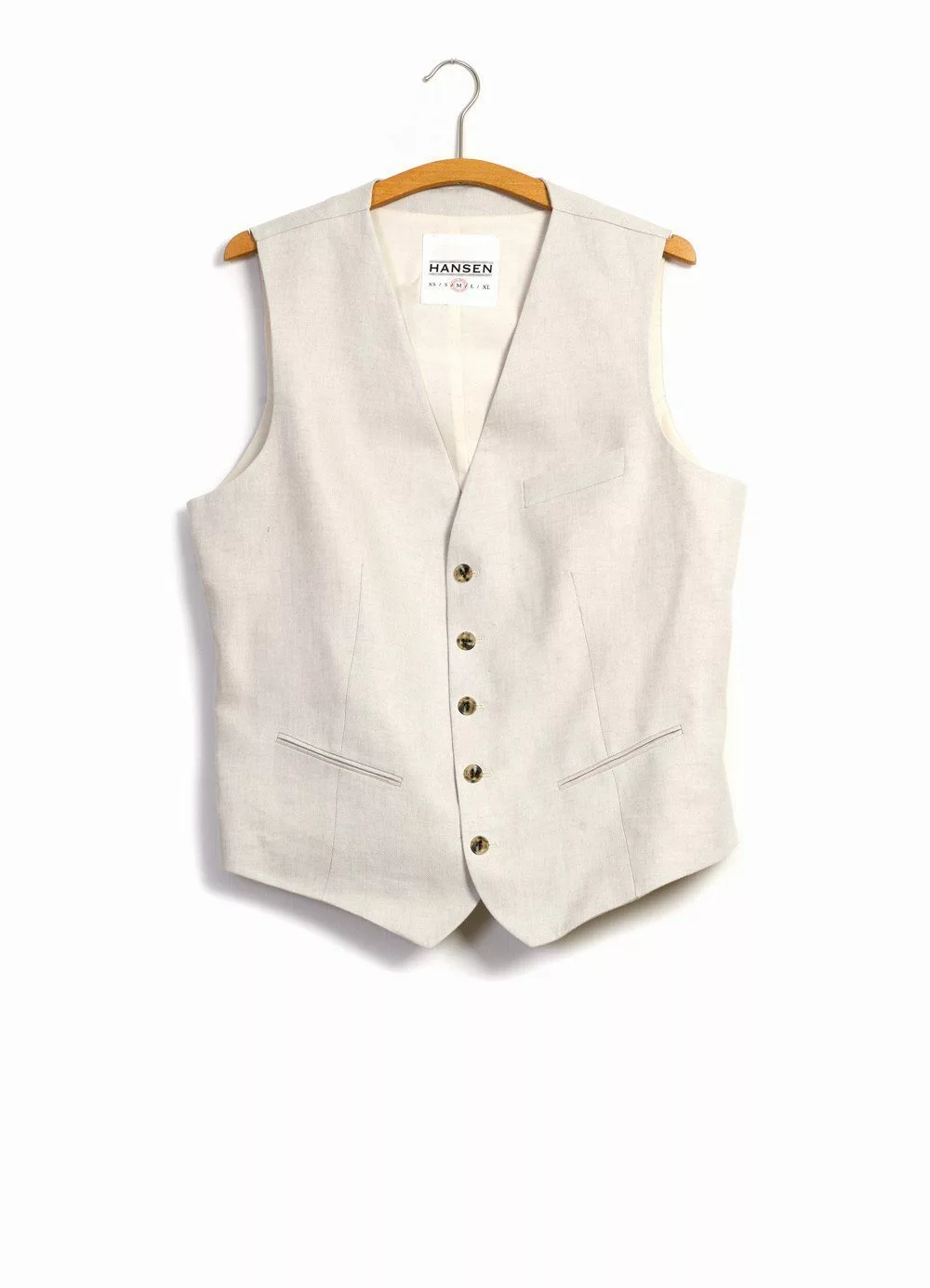 DAN | Formal Suit Waistcoat | Ecru 1 DAN | Formal Suit Waistcoat | Ecru