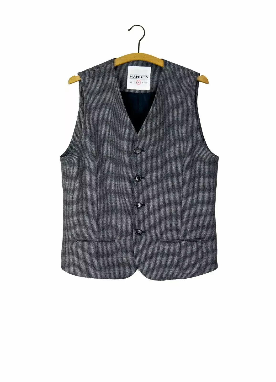 DANIEL | Classic Casual Vest | Indigo Grey 1 DANIEL | Classic Casual Vest | Indigo Grey