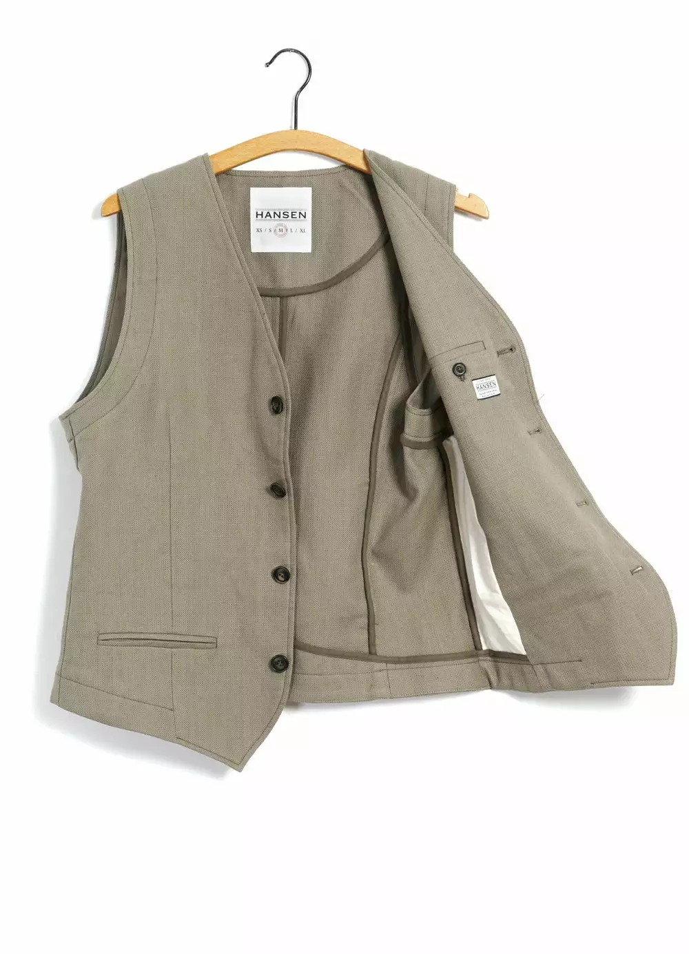 DANIEL | Classic Waistcoat | Bay Leaf 5 DANIEL | Classic Waistcoat | Bay Leaf - Image 5