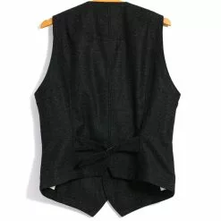 DANNY | Classic Waistcoat | Black Marble -Togs Soldes danny classic waistcoat black marble hansen garments 898334