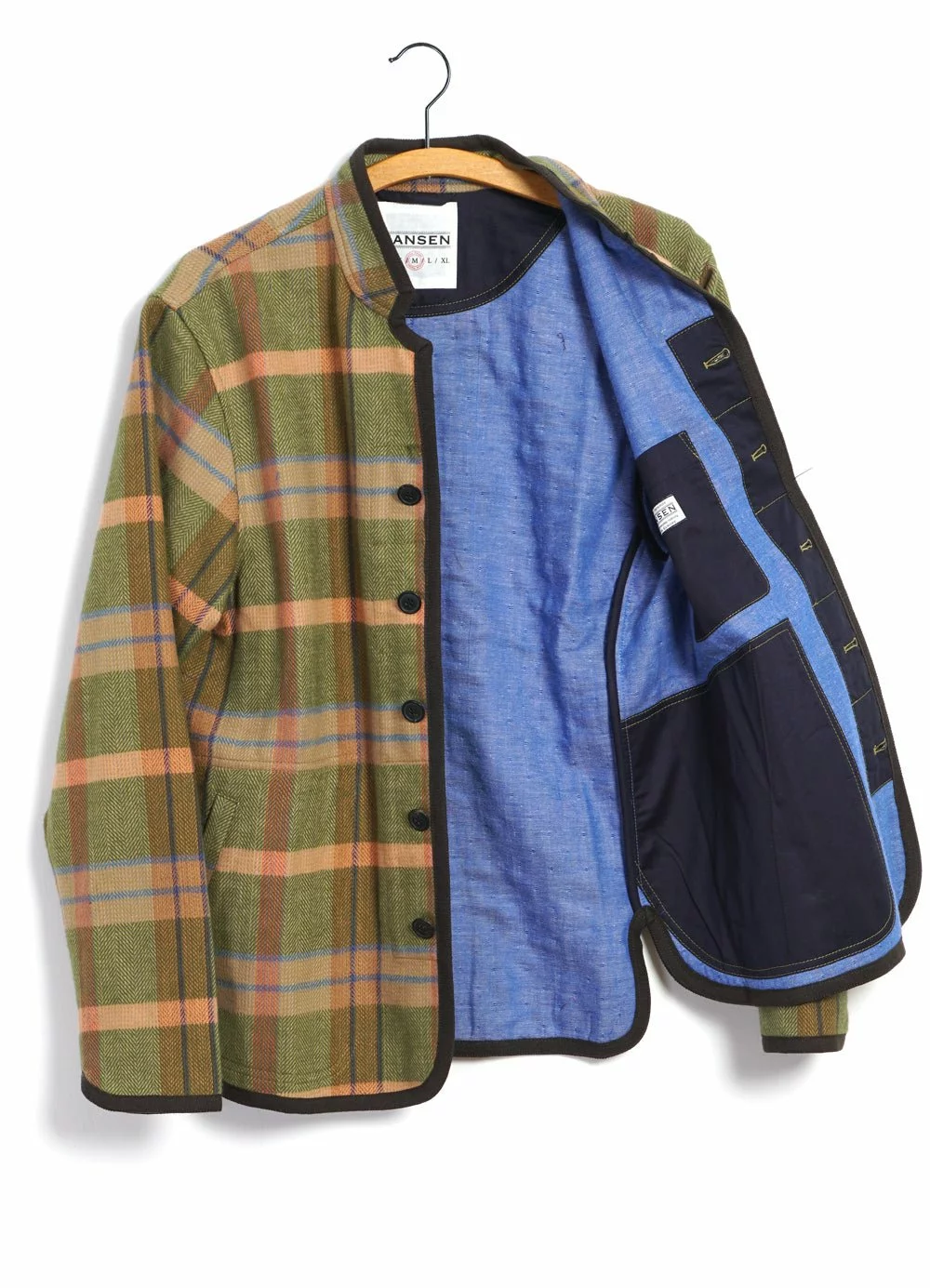 ERLING | Casual Work Jacket | Multi Check 3 ERLING | Casual Work Jacket | Multi Check - Image 3