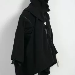 FOLKS PONCHO | Black -Togs Soldes folks poncho black mountain research 373156