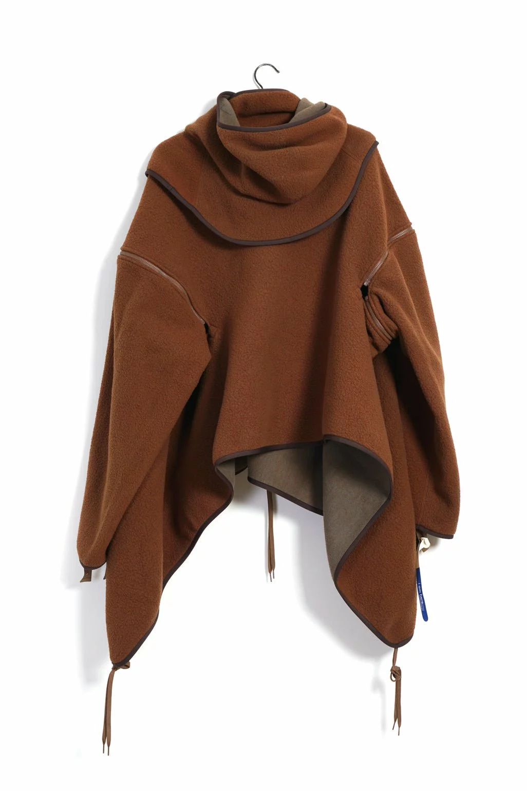FOLKS PONCHO | Camel Brown 2 FOLKS PONCHO | Camel Brown - Image 2
