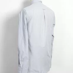 HAAKON | Hidden Button Down Shirt | Silver -Togs Soldes haakon hidden button down shirt silver hansen garments 410595