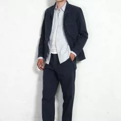 HAAKON | Hidden Button Down Shirt | Silver -Togs Soldes haakon hidden button down shirt silver hansen garments 971165