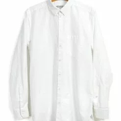 HAAKON | Hidden Button Down Shirt | White