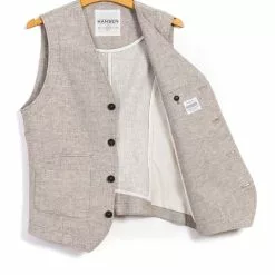 HALFDAN | Classic Waistcoat | Beach -Togs Soldes halfdan classic waistcoat beach hansen garments 312668