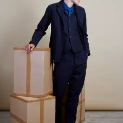 HARALD | Casual Waistcoat | Indigo 6 HARALD | Casual Waistcoat | Indigo -Togs Soldes harald casual waistcoat indigo hansen garments 889302