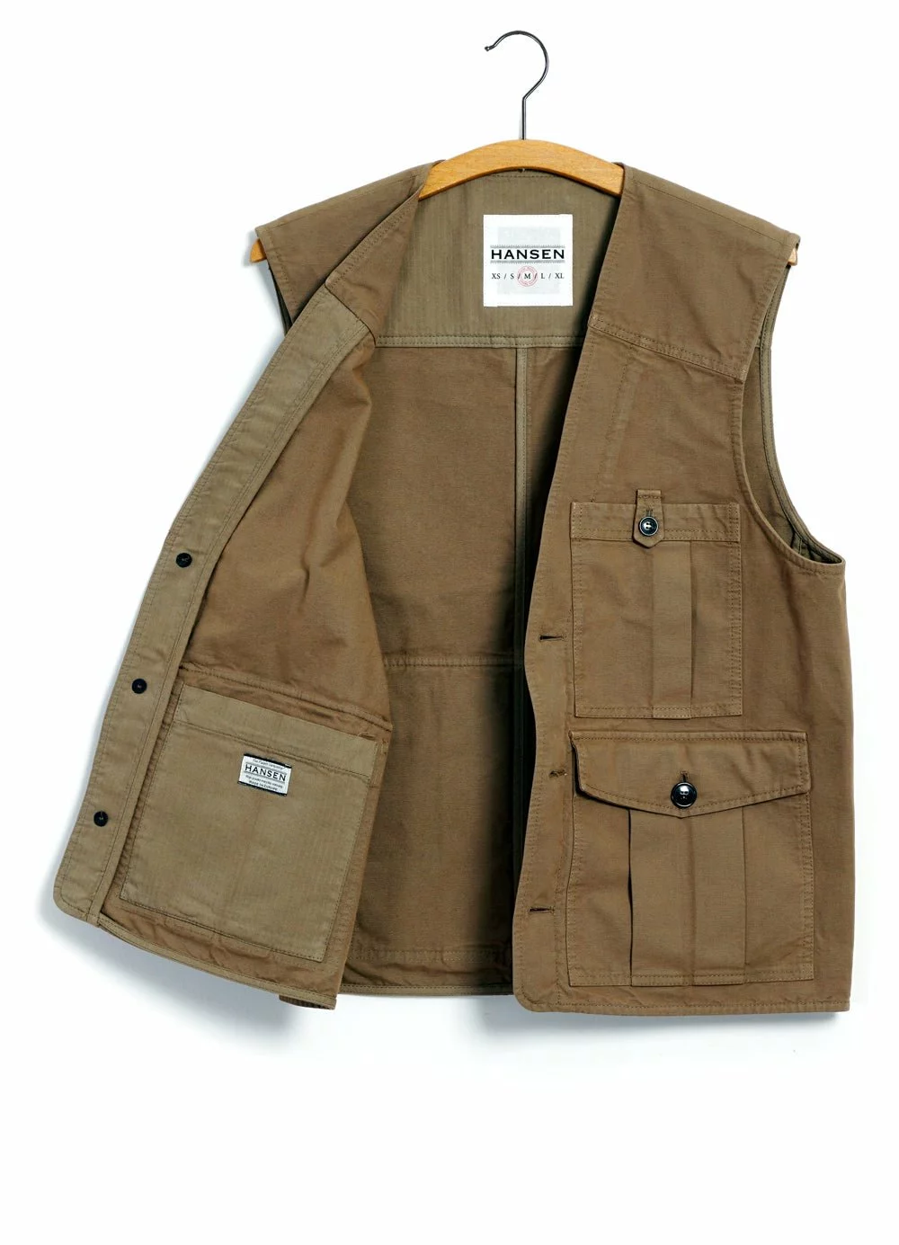 HEKTOR | Utility Vest | Khaki 5 HEKTOR | Utility Vest | Khaki - Image 5