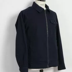 JARLE | Casual Zipper Jacket | Navy -Togs Soldes jarle casual zipper jacket navy hansen garments 828842