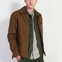 JARLE | Casual Zipper Jacket | Nut -Togs Soldes jarle casual zipper jacket nut hansen garments 988076