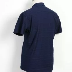 JONNY | Short Sleeve Shirt | Dobby Indigo 9 JONNY | Short Sleeve Shirt | Dobby Indigo -Togs Soldes jonny short sleeve shirt dobby indigo hansen garments 287071