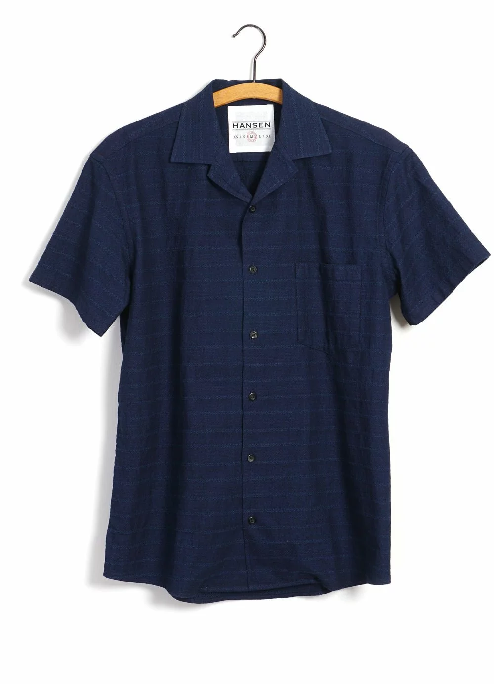 JONNY | Short Sleeve Shirt | Dobby Indigo 1 JONNY | Short Sleeve Shirt | Dobby Indigo