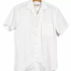 JONNY | Short Sleeve Shirt | Dobby White x2