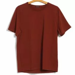 JULIAN | Crew Neck T-Shirt | Terracotta