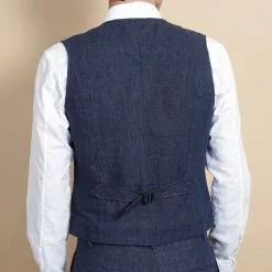 KALLE | Casual Classic Vest | Blue Delave 8 KALLE | Casual Classic Vest | Blue Delave -Togs Soldes kalle casual classic vest blue delave hansen garments 229808