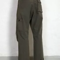 KARLO | Wide Cut Utility Trousers | Green -Togs Soldes karlo wide cut utility trousers green hansen garments 368376