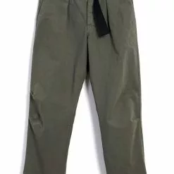 KARLO | Wide Cut Utility Trousers | Green