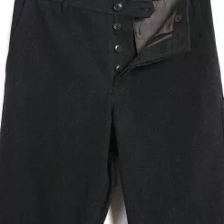 KEN | Wide Cut Trousers | Blackish -Togs Soldes ken wide cut trousers blackish hansen garments 920761