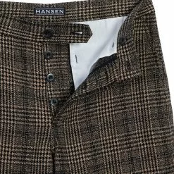 KEN | Wide Cut Trousers | Checkered 9 KEN | Wide Cut Trousers | Checkered -Togs Soldes ken wide cut trousers checkered hansen garments 840461