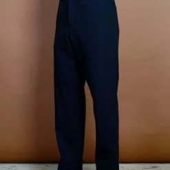 KEN | Wide Cut Trousers | Deep Indigo -Togs Soldes ken wide cut trousers deep indigo hansen garments 782206