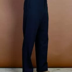 KEN | Wide Cut Trousers | Deep Indigo -Togs Soldes ken wide cut trousers deep indigo hansen garments 807450