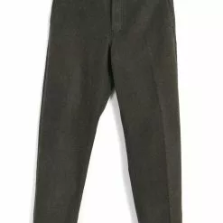 KEN | Wide Cut Trousers | Greenish