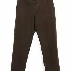 KEN | Wide Cut Trousers | Nut