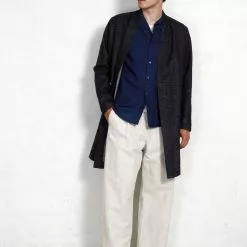 MIKAEL | Denim Like Scarecrow’s Coat | True Blue -Togs Soldes mikael denim like scarecrows coat true blue hansen garments 203543