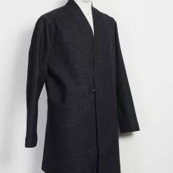 MIKAEL | Denim Like Scarecrow’s Coat | True Blue -Togs Soldes mikael denim like scarecrows coat true blue hansen garments 716516