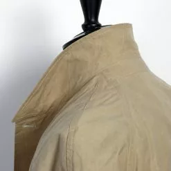 MORTEN | Long Windbreaker Coat | Sand -Togs Soldes morten long windbreaker coat sand hansen garments 604676