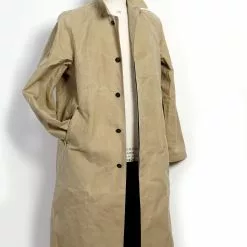 MORTEN | Long Windbreaker Coat | Sand -Togs Soldes morten long windbreaker coat sand hansen garments 969947