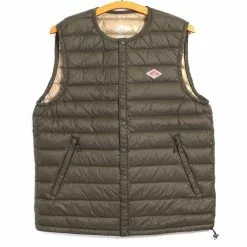 NYLON TAFFETA | Padded Vest | Olive