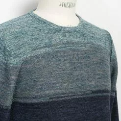 OMBRÉ TUNIC | Linen Landscape Tunic | Sea/Sky -Togs Soldes ombre tunic linen landscape tunic seasky inis meain 872719