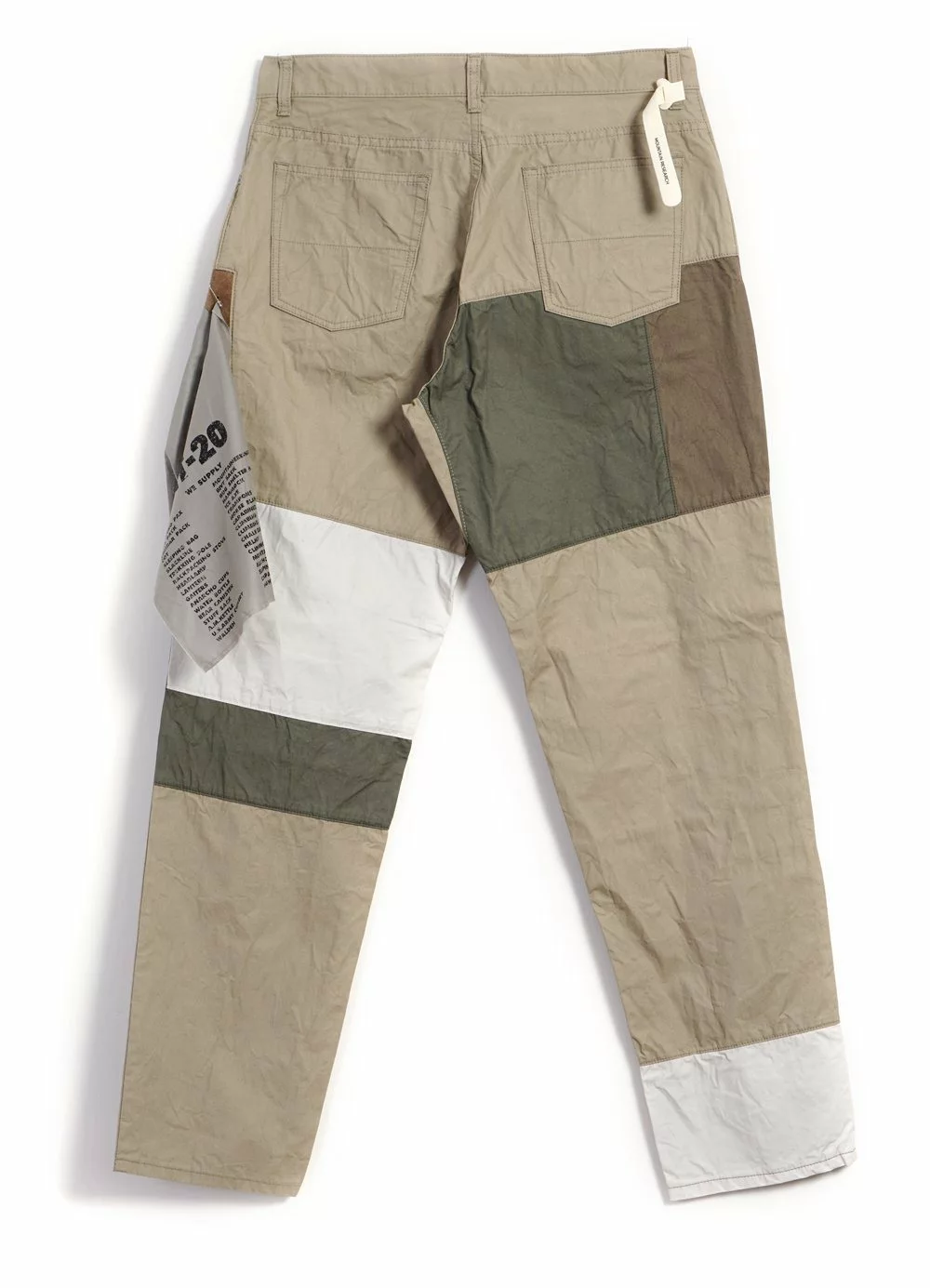 PATCHWORK PANTS | Beige 2 PATCHWORK PANTS | Beige - Image 2