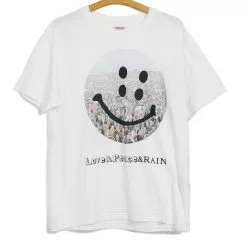 RAIN FES SMILE | 20/- Jersey Crew T | White