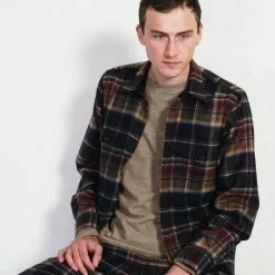 RUBEN | Casual Over Shirt | Multi Colour Check -Togs Soldes ruben casual over shirt multi colour check hansen garments 890007