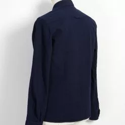 SAM | Casual Over Shirt | Waffle Indigo -Togs Soldes sam casual over shirt waffle indigo hansen garments 177693