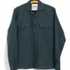 STEFAN | Worker Over Shirt | Moss Green