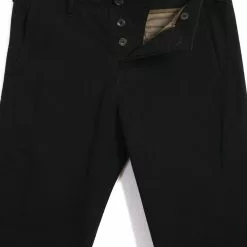SVENNING | Slim Fit Trousers | Black -Togs Soldes svenning slim fit trousers black hansen garments 543529