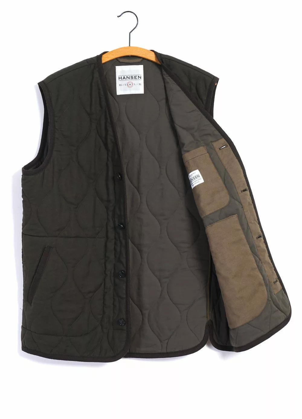 TONY | Bonded Padded Vest | Dark Army 6 TONY | Bonded Padded Vest | Dark Army - Image 6
