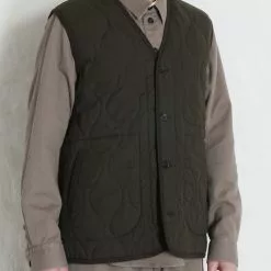 TONY | Bonded Padded Vest | Dark Army 10 TONY | Bonded Padded Vest | Dark Army -Togs Soldes tony bonded padded vest dark army hansen garments 394758