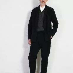 TYGE | Wide Cut Cropped Trousers | Onyx 9 TYGE | Wide Cut Cropped Trousers | Onyx -Togs Soldes tyge wide cut cropped trousers onyx hansen garments 287705