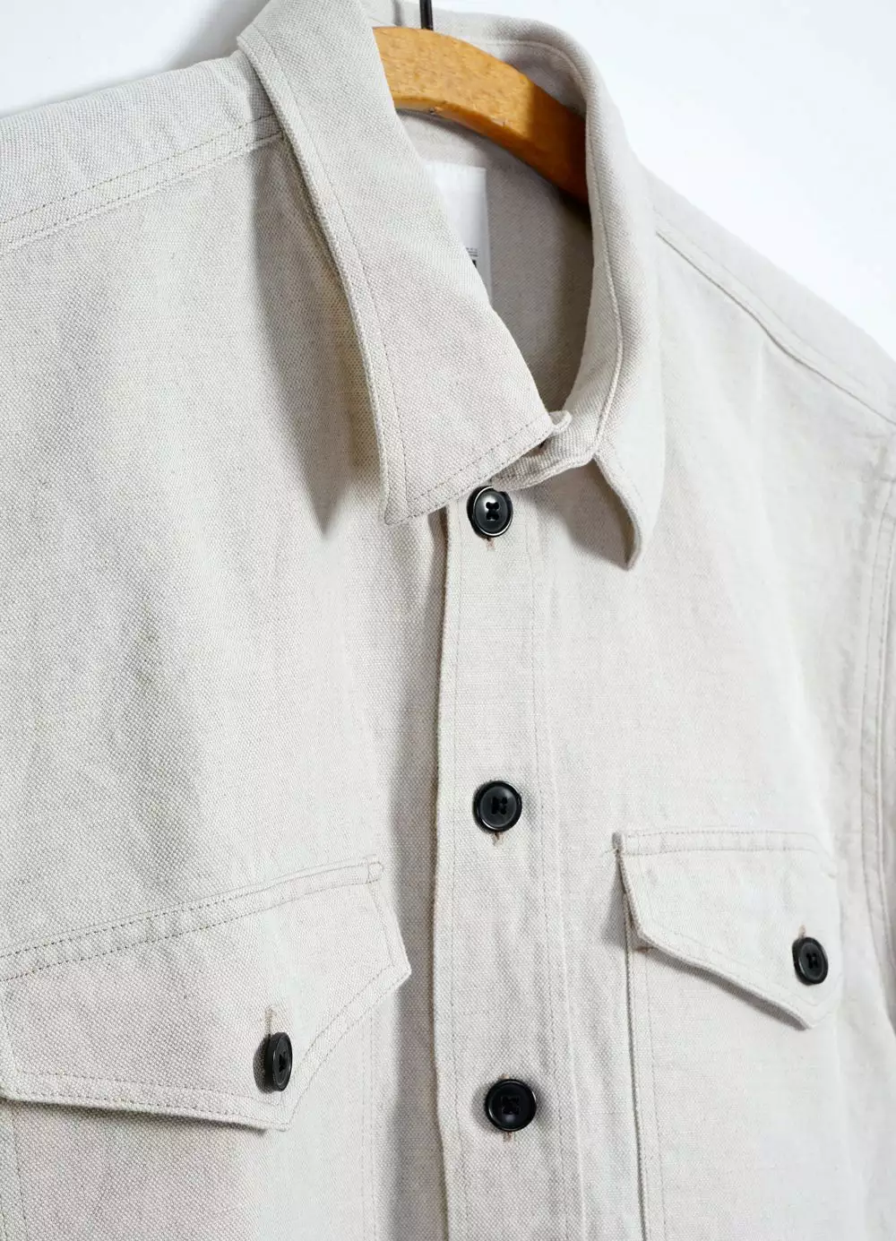 VILLY | Short Sleeve Shirt | Flax Nature 8 VILLY | Short Sleeve Shirt | Flax Nature - Image 8