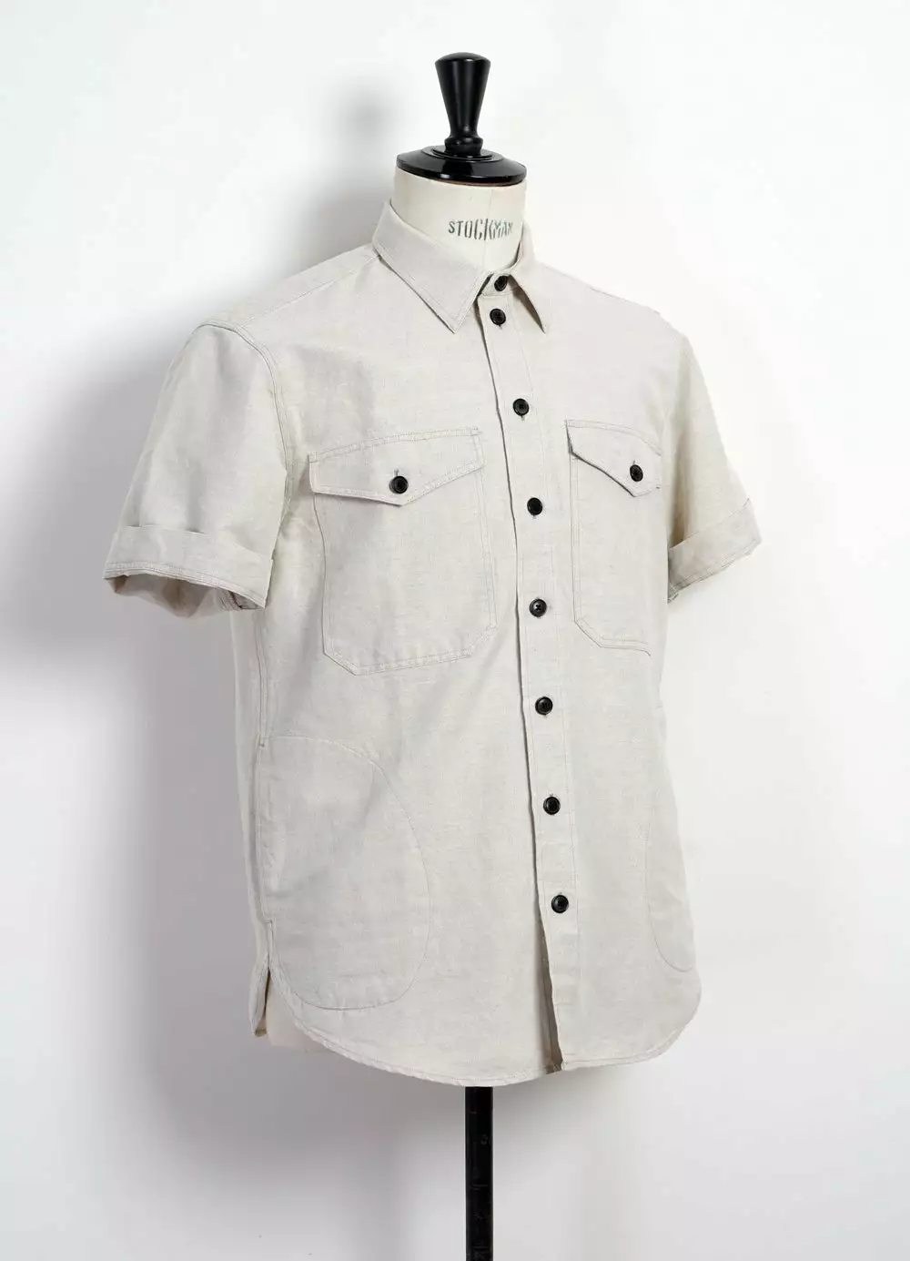 VILLY | Short Sleeve Shirt | Flax Nature 5 VILLY | Short Sleeve Shirt | Flax Nature - Image 5